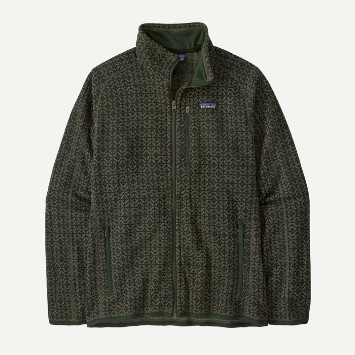 Patagonia Men's Better Sweater® Fleece Jacket: Scales - Old Growth Green