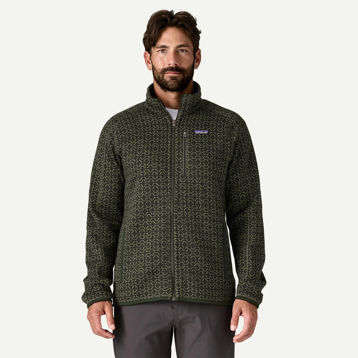 Patagonia Men's Better Sweater® Fleece Jacket: Scales - Old Growth Green
