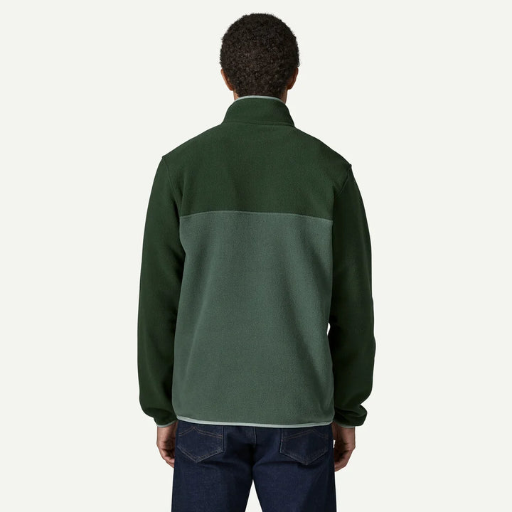 Patagonia Men's Lightweight Synchilla® Snap-T® Fleece Pullover: Canopy Green