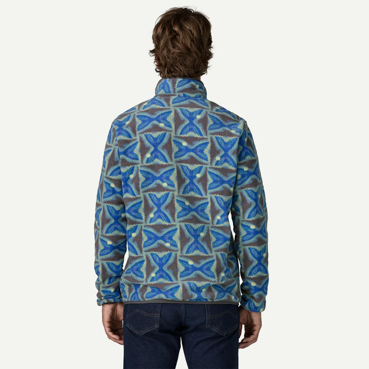 Patagonia Men's Lightweight Synchilla® Snap-T® Fleece Pullover - Deep Freeze: Forge Grey