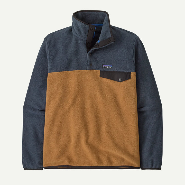 Patagonia Men's Lightweight Synchilla® Snap-T® Fleece Pullover: Deer Brown