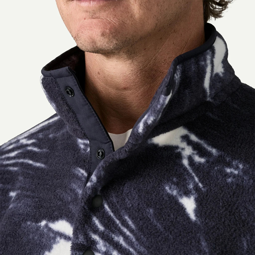 Patagonia Men's Lightweight Synchilla® Snap-T® Fleece Pullover - Polar Breeze: Sunken Blue