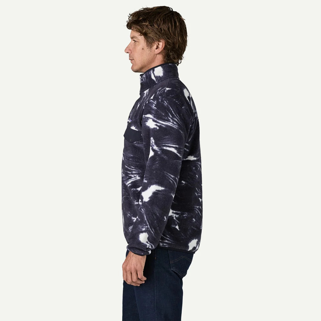 Patagonia Men's Lightweight Synchilla® Snap-T® Fleece Pullover - Polar Breeze: Sunken Blue