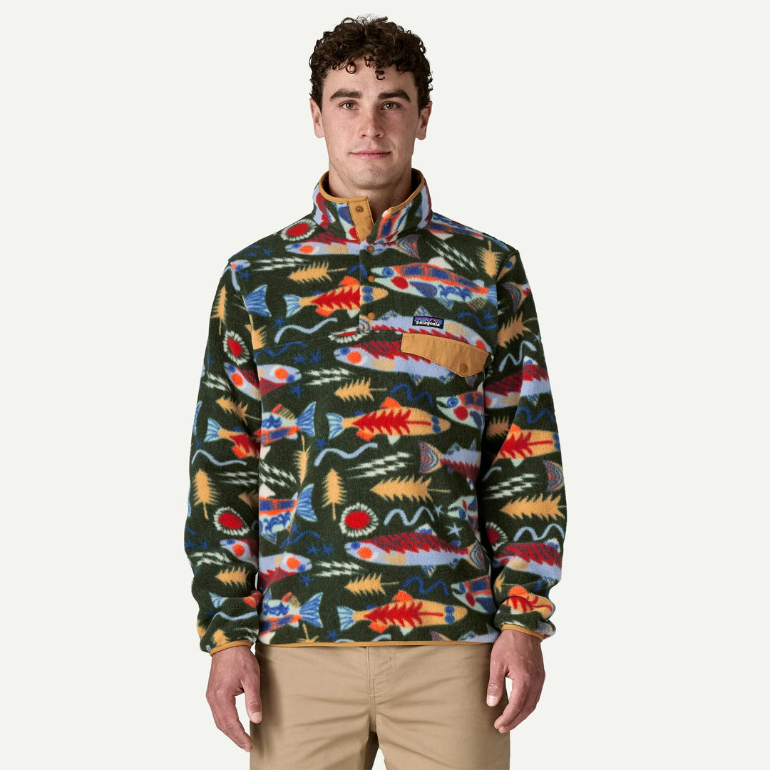 Patagonia Men's Lightweight Synchilla® Snap-T® Fleece Pullover Patagonia Men's Lightweight Synchilla® Snap-T® Fleece Pullover