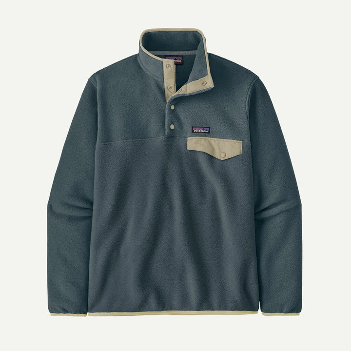 Patagonia Men's Lightweight Synchilla® Snap-T® Fleece Pullover: Summit Blue