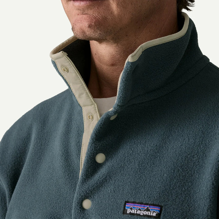 Patagonia Men's Lightweight Synchilla® Snap-T® Fleece Pullover: Summit Blue