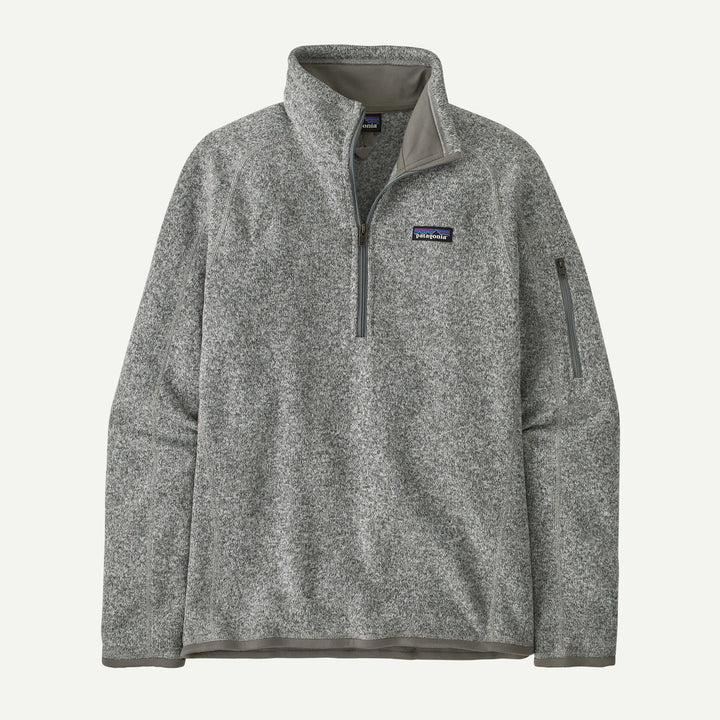 Patagonia Women's Better Sweater® 1/4-Zip Fleece: Birch White