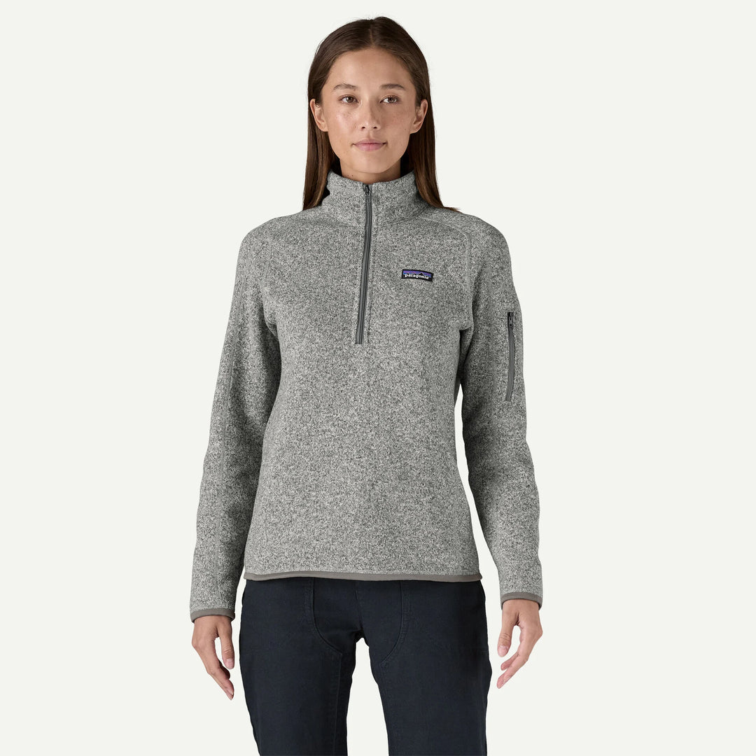 Patagonia Women's Better Sweater® 1/4-Zip Fleece: Birch White