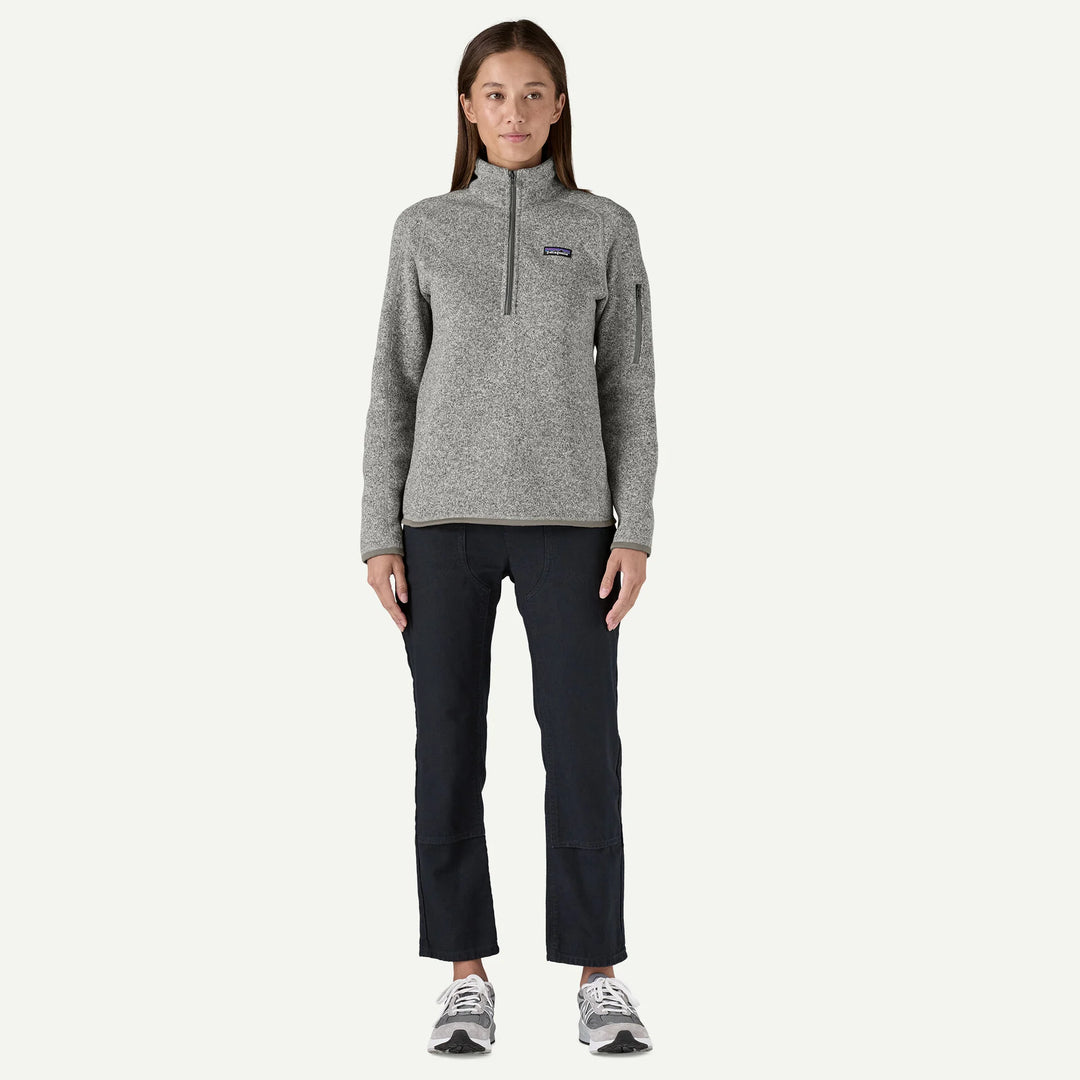 Patagonia Women's Better Sweater® 1/4-Zip Fleece: Birch White