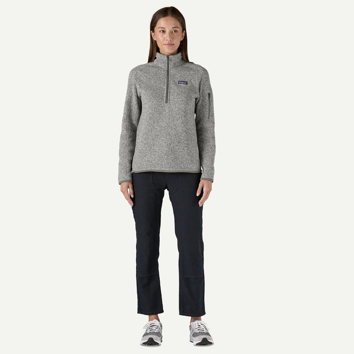 Patagonia Women's Better Sweater® 1/4-Zip Fleece: Birch White