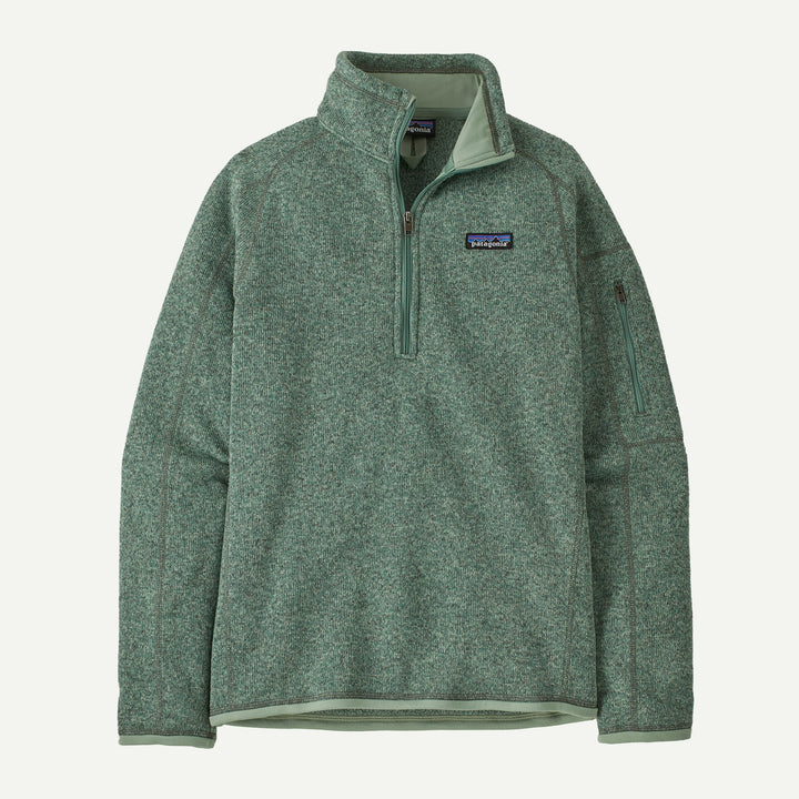Patagonia Women's Better Sweater 1/4 Zip: Ellwood Green