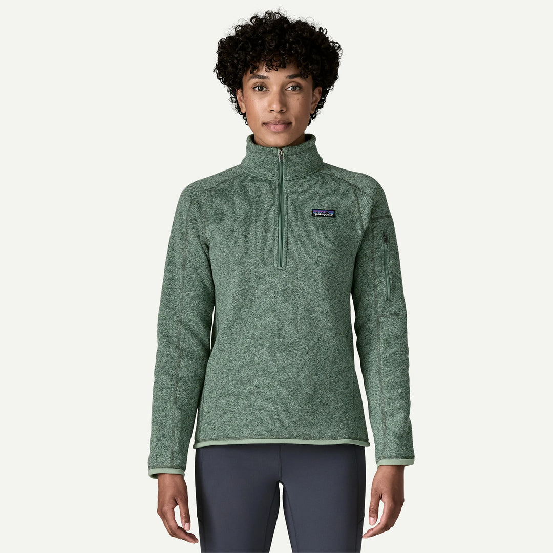 Patagonia Women's Better Sweater 1/4 Zip: Ellwood Green