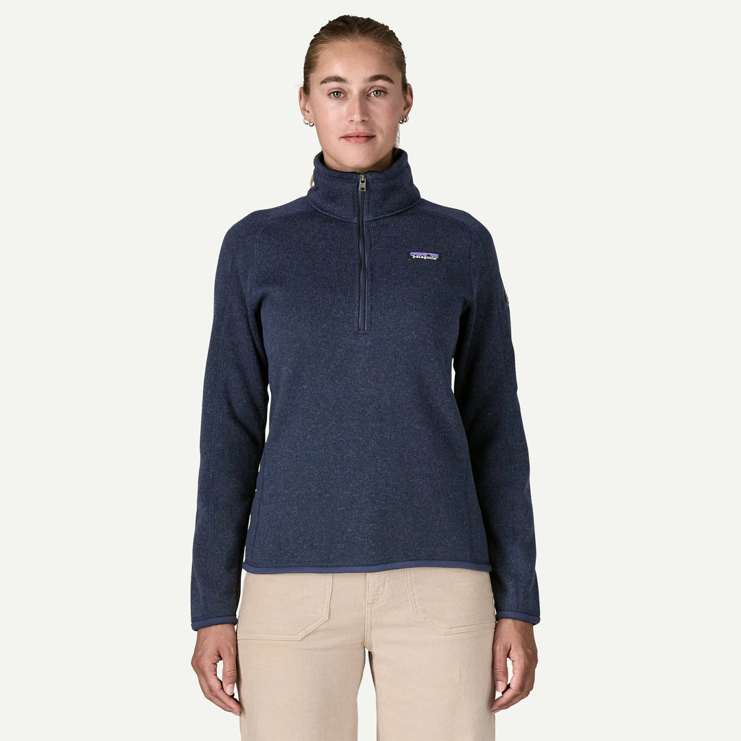 Patagonia Women's Better Sweater® 1/4-Zip Fleece: New Navy
