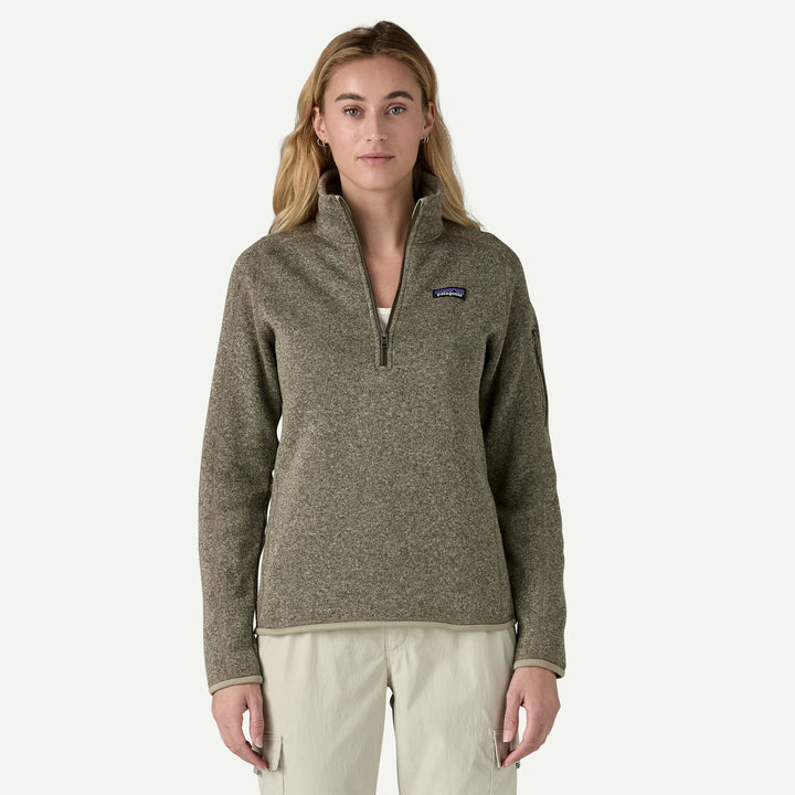 Patagonia Women's Better Sweater® 1/4-Zip Fleece: River Rock Green