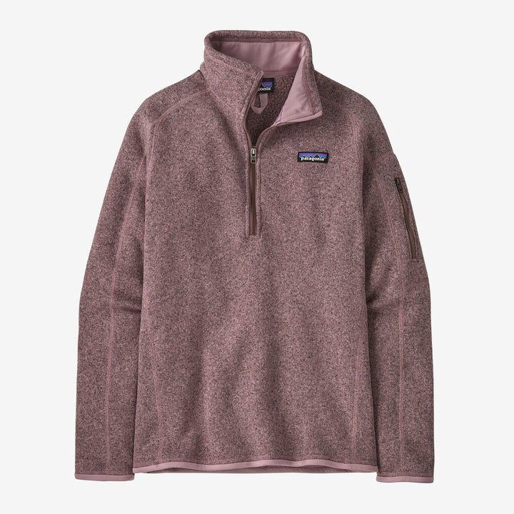 Patagonia Women's Better Sweater® 1/4-Zip Fleece: Stormy Mauve