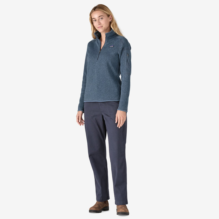 Patagonia Women's Better Sweater® 1/4-Zip Fleece: Utility Blue