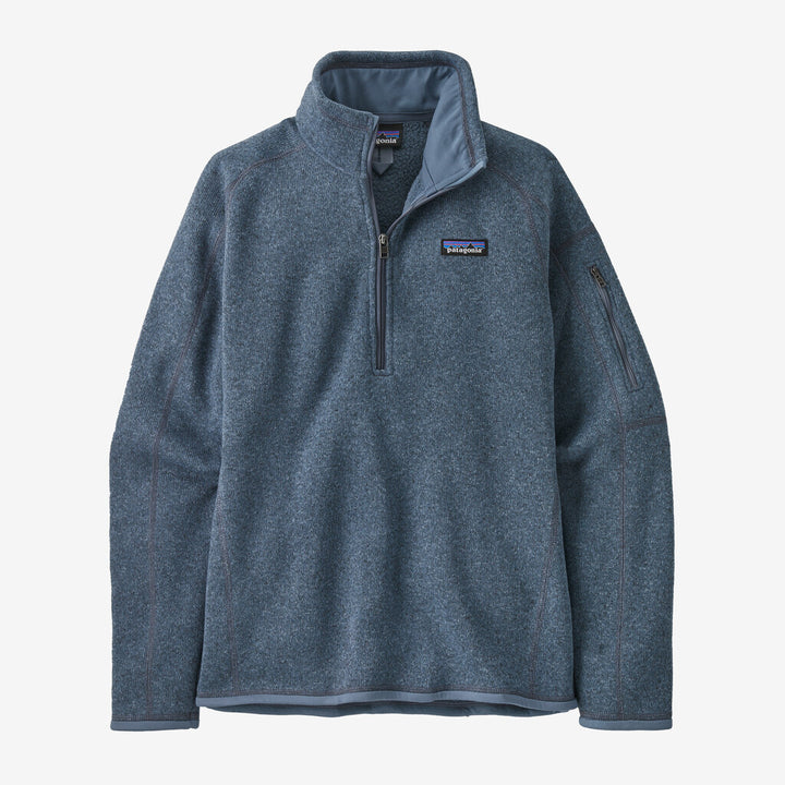 Patagonia Women's Better Sweater® 1/4-Zip Fleece: Utility Blue