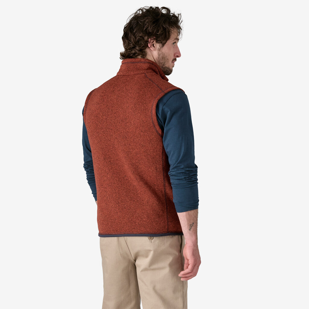 Patagonia Men's Better Sweater® Fleece Vest: Burnished Red