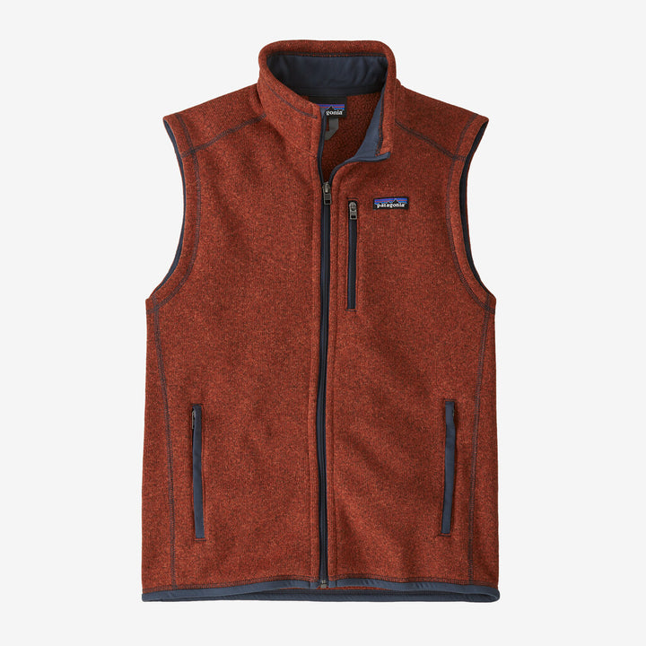 Patagonia Men's Better Sweater® Fleece Vest: Burnished Red