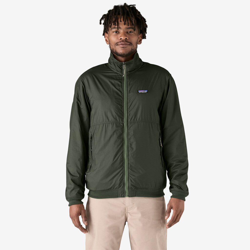 Patagonia Men's Reversible Shelled Microdini Fleece Jacket: Torrey Pine Green