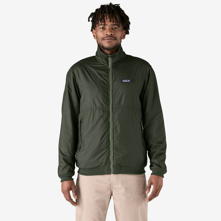 Patagonia Men's Reversible Shelled Microdini Fleece Jacket: Torrey Pine Green