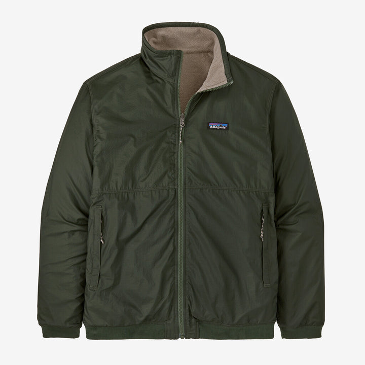 Patagonia Men's Reversible Shelled Microdini Fleece Jacket: Torrey Pine Green