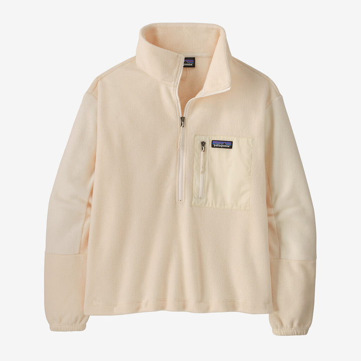 Patagonia Women's Microdini 1/2-Zip Fleece Pullover: Natural