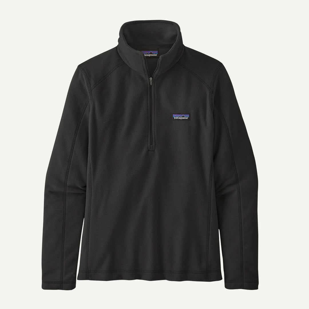 Patagonia Women's Micro D® 1/4-Zip Fleece: Black