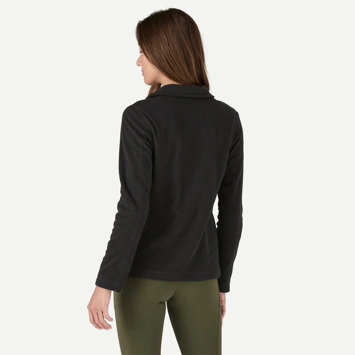 Patagonia Women's Micro D® 1/4-Zip Fleece: Black