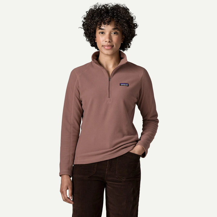 Patagonia Women's Micro D® 1/4-Zip Fleece: Moonrise Taupe