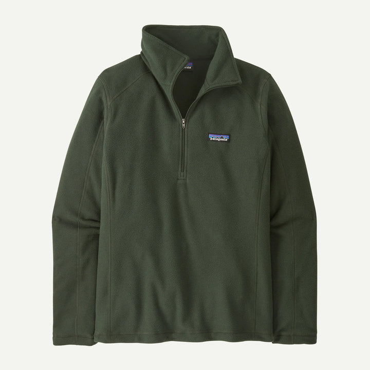 Patagonia Women's Micro D® 1/4-Zip Fleece: Old Growth Green
