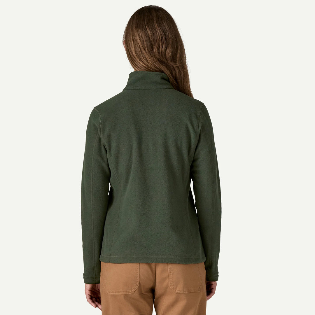 Patagonia Women's Micro D® 1/4-Zip Fleece: Old Growth Green