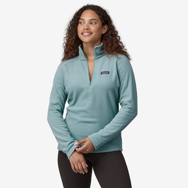 Patagonia Women's Micro D® 1/4-Zip Fleece: Thermal Blue