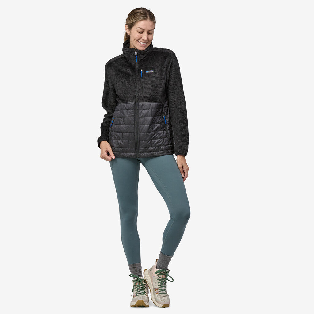 Patagonia Women's Re-Tool Hybrid Fleece Jacket: Black