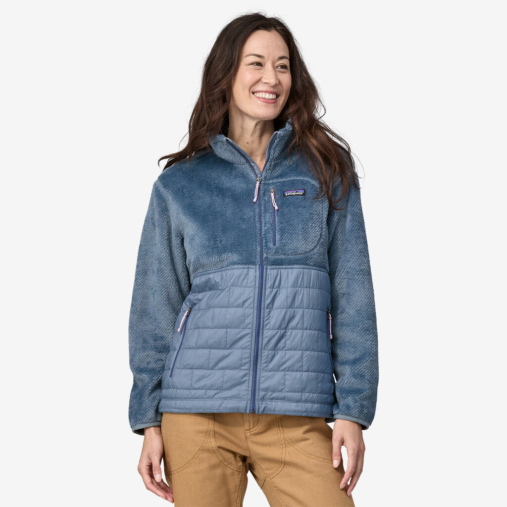 Patagonia Women's Re-Tool Hybrid Fleece Jacket: Utility Blue