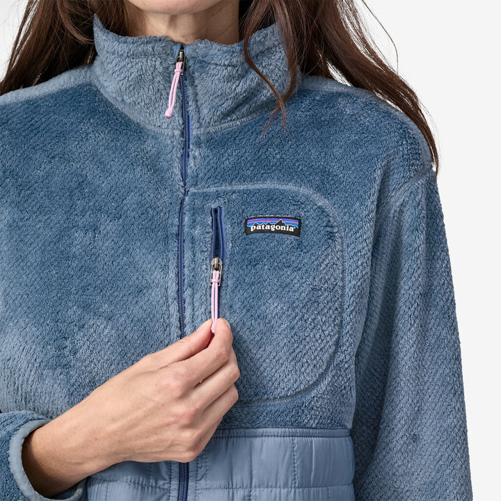 Patagonia Women's Re-Tool Hybrid Fleece Jacket: Utility Blue