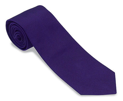 R. Hanauer Purple Derwin Repp Necktie