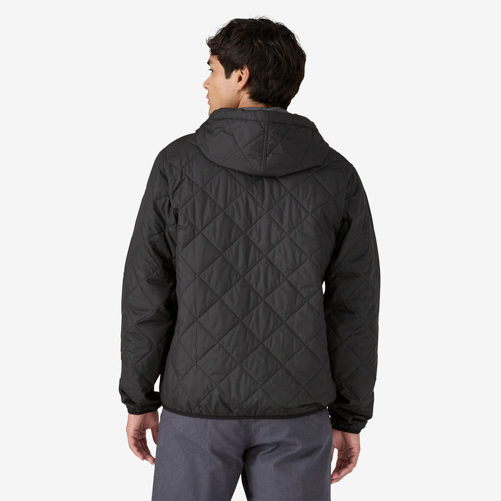 Patagonia Men's Diamond Quilted Bomber Hoody: Black