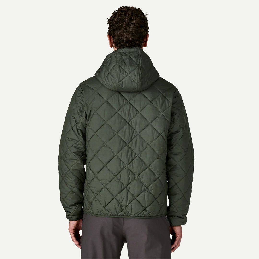 Patagonia Men's Diamond Quilted Bomber Hoody: Old Growth Green
