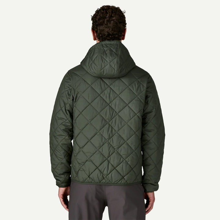 Patagonia Men's Diamond Quilted Bomber Hoody: Old Growth Green