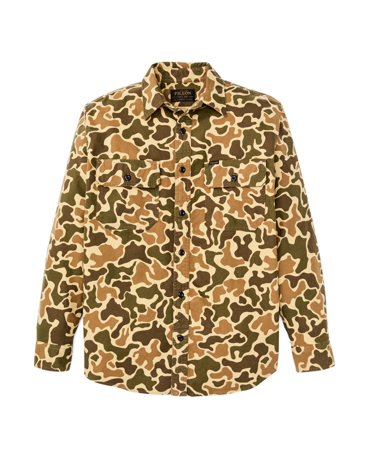 Filson Field Flannel Shirt: Buckskin Camo