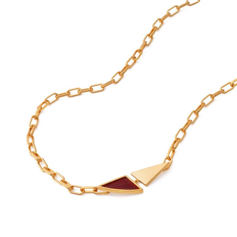 Brackish Aurora Triangle Necklace