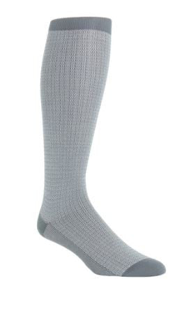 Dapper Classics Steel Gray with Ash Chain Link Cotton Sock Linked Toe