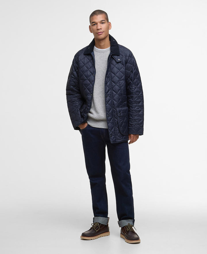 Barbour Essential Bedale Quilted Jacket: Navy