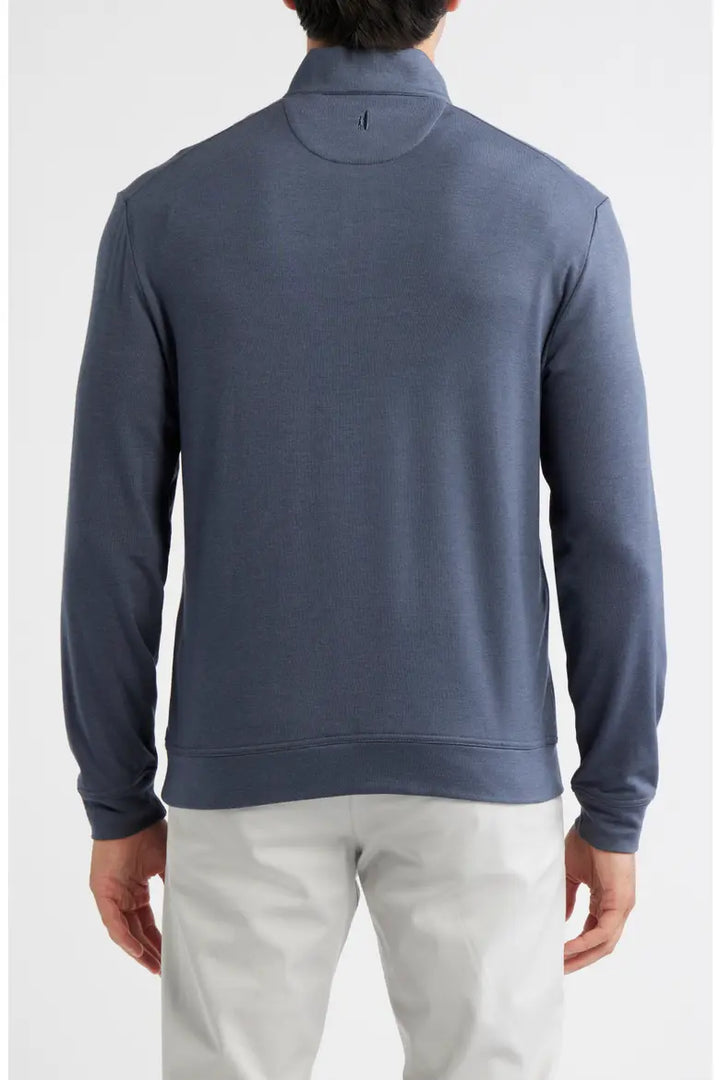 Johnnie-O Tahoe Quarter-Zip Pullover: Navy