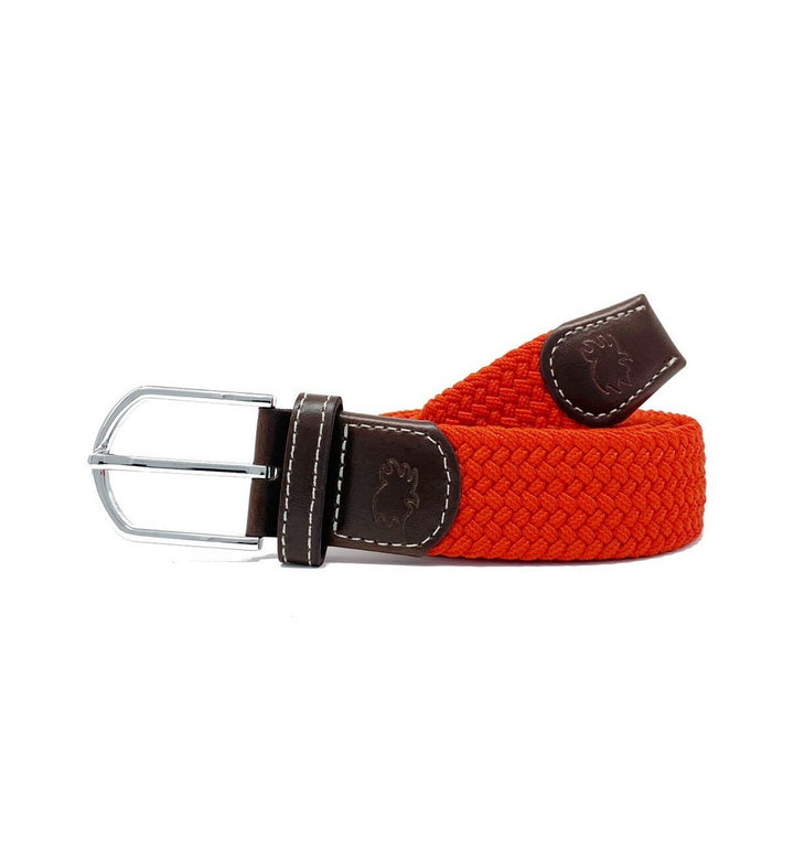 Roostas The Coral Gables Woven Elastic Stretch Belt - Coral