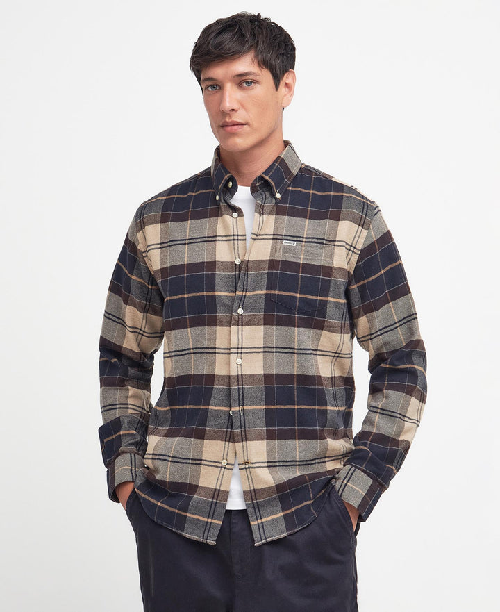 Barbour Hogside Tartan Regular Fit Long-Sleeved Shirt: Autumn Dress