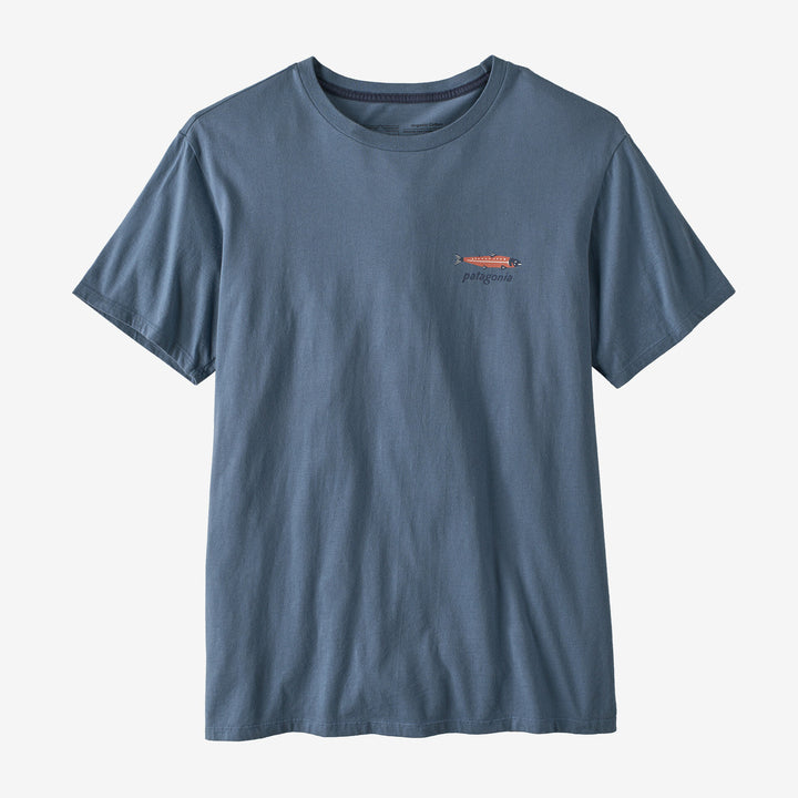 Patagonia Dive and Divine Organic T-shirt: Utility Blue