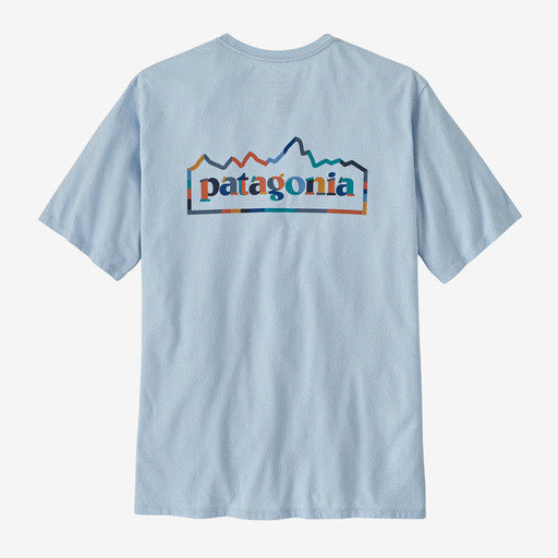 Patagonia Men's Unity Fitz Responsibili-Tee®: Chilled Blue