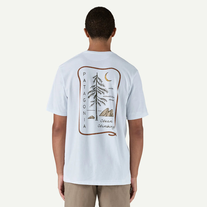 Patagonia Men's Clean Climb Roots Responsibili-Tee®: White